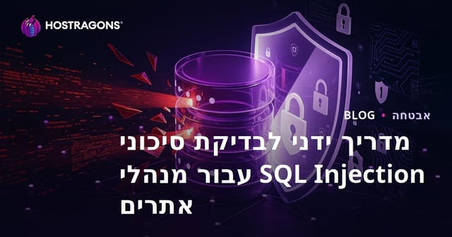 מדריך ידני לבדיקת סיכוני SQL Injection עבור מנהלי אתרים