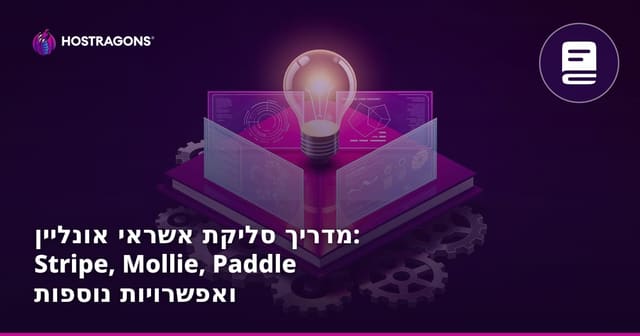 מדריך סליקת אשראי אונליין: Stripe, Mollie, Paddle ואפשרויות נוספות
