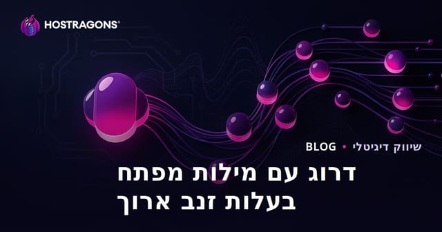 מילות מפתח ארוכות זנב: כיצד להשיג דירוגים קלים