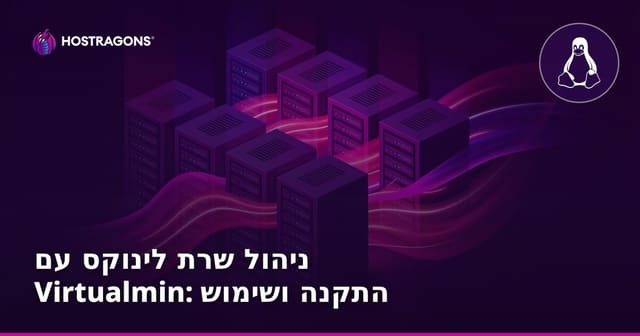 ניהול שרת לינוקס עם Virtualmin: התקנה ושימוש