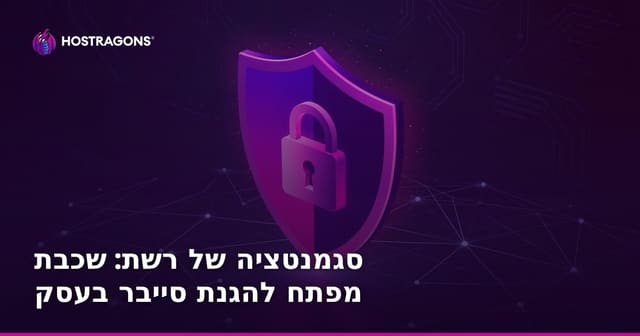 סגמנטציה של רשת: שכבת מפתח להגנת סייבר בעסק