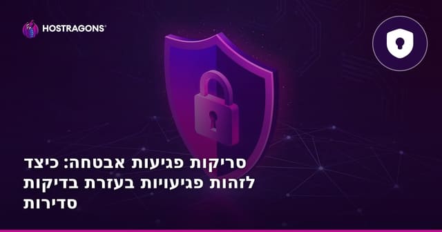 סריקות פגיעות אבטחה: כיצד לזהות פגיעויות בעזרת בדיקות סדירות