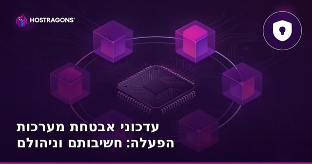 עדכוני אבטחת מערכות הפעלה: חשיבותם וניהולם
