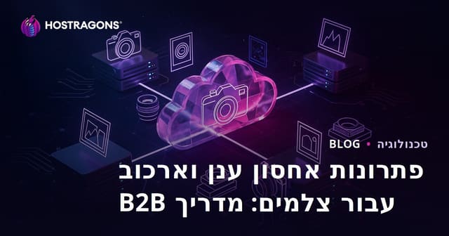 פתרונות אחסון ענן וארכוב עבור צלמים: מדריך B2B