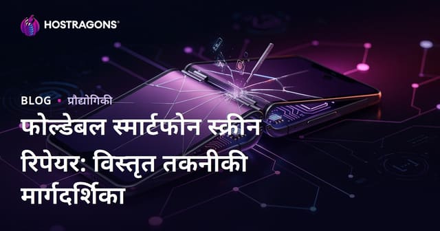फोल्डेबल स्मार्टफोन स्क्रीन रिपेयर: विस्तृत तकनीकी मार्गदर्शिका