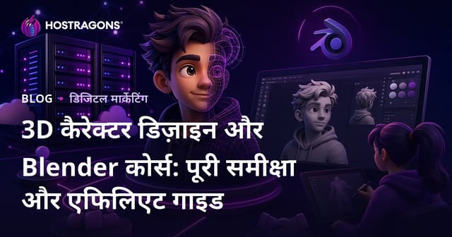 3D कैरेक्टर डिज़ाइन और Blender कोर्स: पूरी समीक्षा और एफिलिएट गाइड