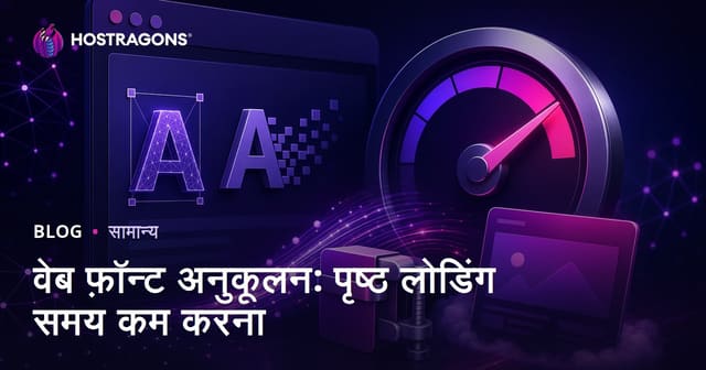 वेब फ़ॉन्ट अनुकूलन: पृष्ठ लोडिंग समय कम करना