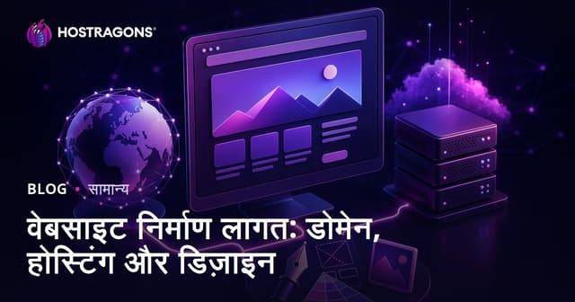 वेबसाइट निर्माण लागत: डोमेन, होस्टिंग और डिज़ाइन