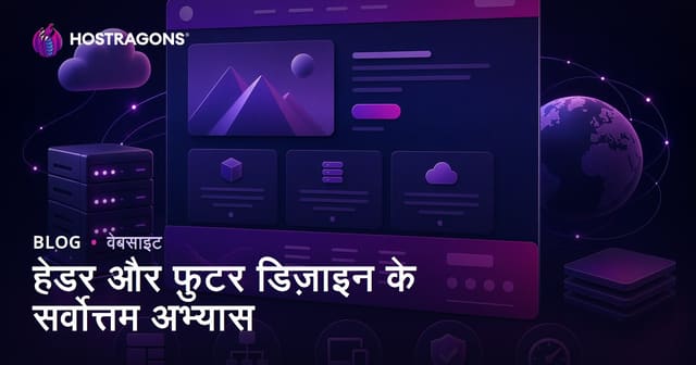 हैडर और फूटर डिज़ाइन के बेस्ट प्रैक्टिस
