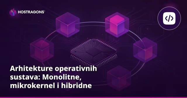 Arhitekture operativnih sustava: Monolitne, Mikrojezgra i hibridne platforme