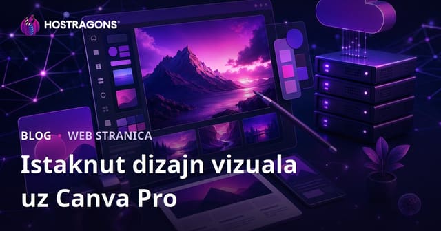Grafički Dizajn za Vlasnike Web Stranica: Profesionalni Istaknuti Vizuali s Canva Pro
