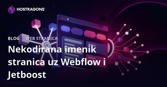 Izrada naprednog direktorija bez programiranja pomoću Webflow-a i Jetboost-a