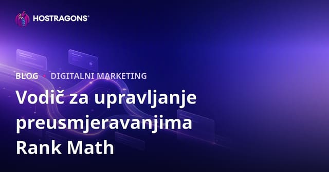 Napredna uprava preusmjeravanja s Rank Math SEO dodatkom