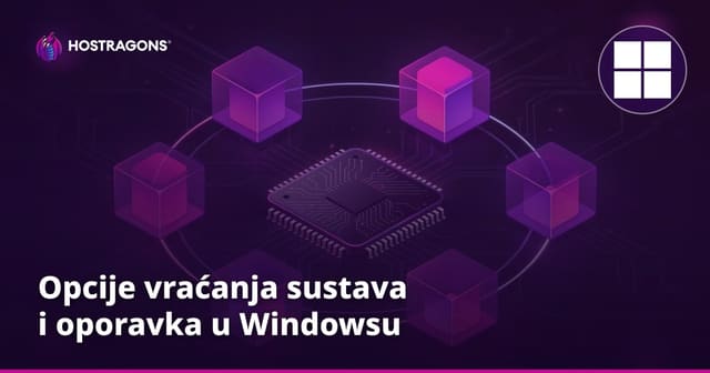 Opcije vraćanja sustava i oporavka u Windowsu