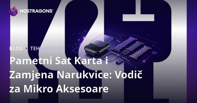 Pametni Sat Karta i Zamjena Narukvice: Vodič za Mikro Aksesoare