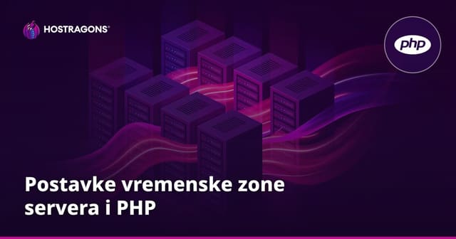 Postavke vremenske zone servera i PHP