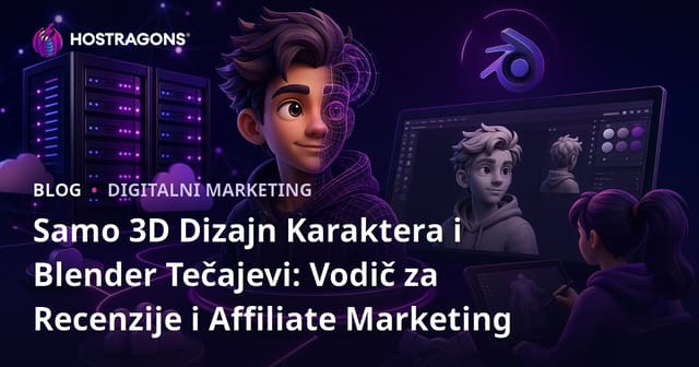 Samo 3D Dizajn Karaktera i Blender Tečajevi: Vodič za Recenzije i Affiliate Marketing