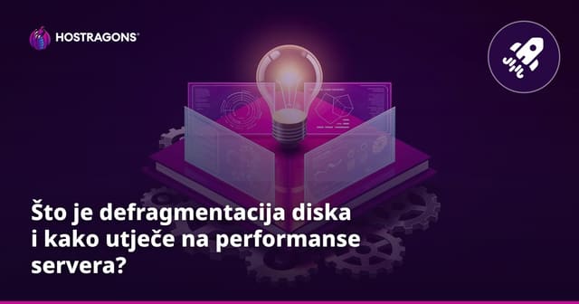 Što je defragmentacija diska i kako utječe na performanse servera?