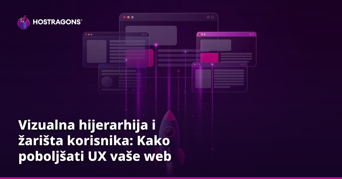 Vizualna hijerarhija i žarišta korisnika: Kako poboljšati UX vaše web stranice