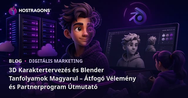 3D Karaktertervezés és Blender Tanfolyamok Magyarul – Átfogó Vélemény és Partnerprogram Útmutató