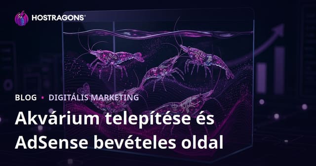 Akvárium építés és ritka garnéla fajok – magas AdSense bevételt hozó weboldal készítése