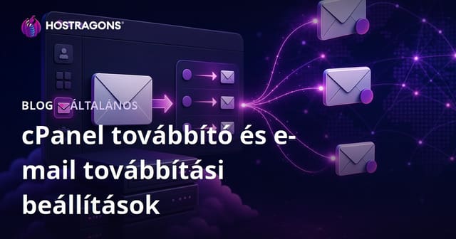 cPanel továbbító és e-mail továbbítási beállítások