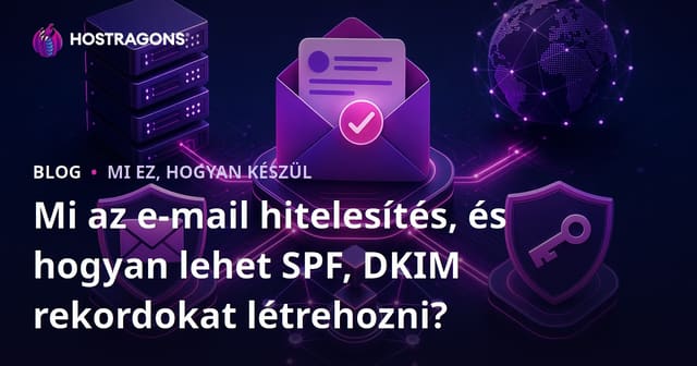 Mi az e-mail hitelesítés, és hogyan lehet SPF, DKIM rekordokat létrehozni?