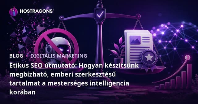 Etikus SEO útmutató: Hogyan készítsünk megbízható, emberi szerkesztésű tartalmat a mesterséges intelligencia korában