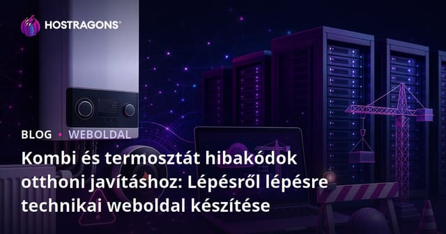 Kombi és termosztát hibakódok otthoni javításhoz: Lépésről lépésre technikai weboldal készítése