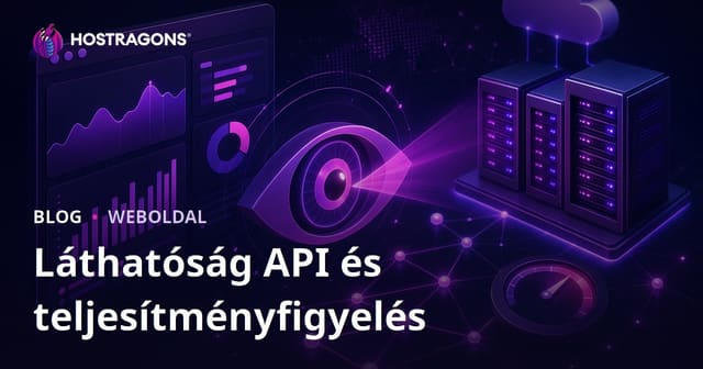 Láthatóság API és teljesítményfigyelés