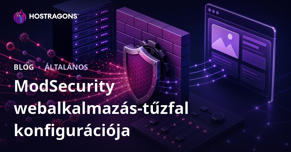 ModSecurity webalkalmazás-tűzfal konfigurációja