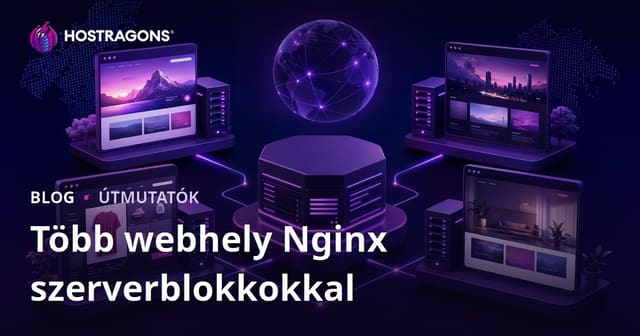 Nginx szerverblokkokkal több weboldal hosztolása lépésről lépésre