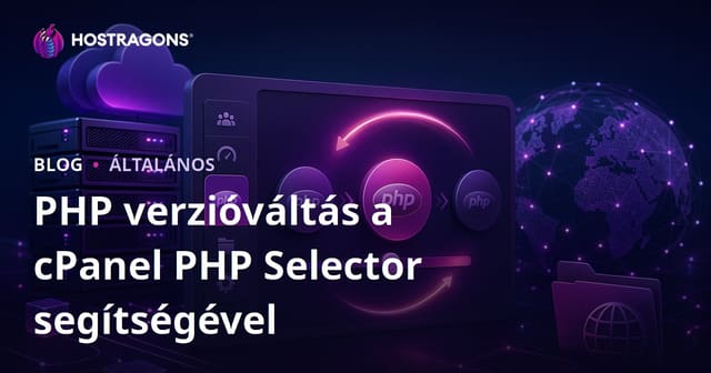 PHP verzióváltás a cPanel PHP Selector segítségével