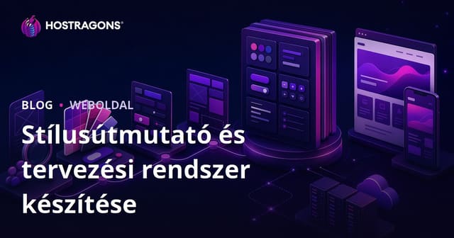 Stílusútmutató és tervezési rendszer készítése