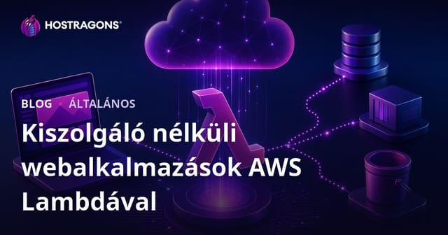 Kiszolgáló nélküli webalkalmazások AWS Lambdával