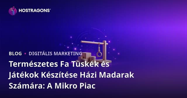 Természetes Fa Tüskék és Játékok Készítése Házi Madarak Számára: A Mikro Piac