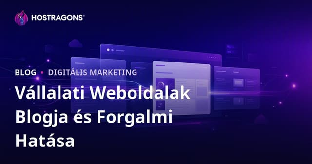 A blog szekció fontossága a vállalati weboldalak számára és annak hatása a forgalomra