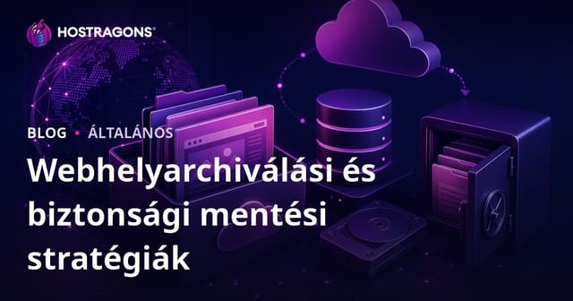 Webhelyarchiválási és biztonsági mentési stratégiák
