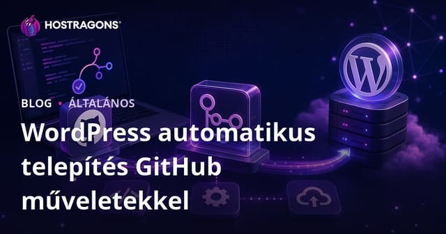 GitHub Actions segítségével WordPress automatikus telepítése