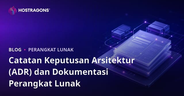 Catatan Keputusan Arsitektur (ADR) dan Dokumentasi Perangkat Lunak