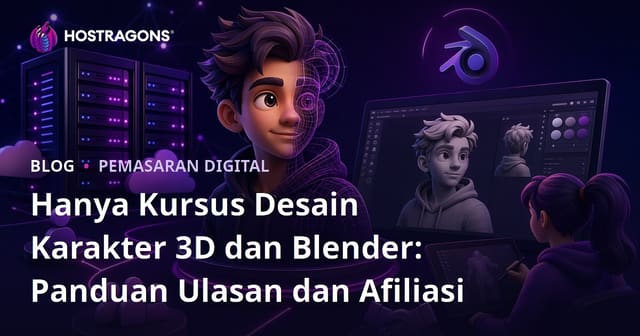 Hanya Kursus Desain Karakter 3D dan Blender: Panduan Ulasan dan Afiliasi