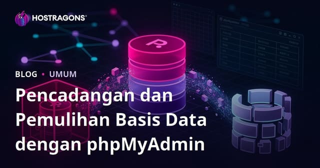 Pencadangan dan Pemulihan Basis Data dengan phpMyAdmin