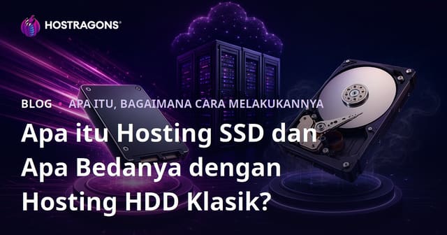 Apa itu Hosting SSD dan Apa Bedanya dengan Hosting HDD Klasik?