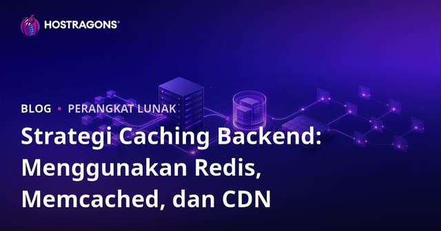 Strategi Caching Backend: Menggunakan Redis, Memcached, dan CDN