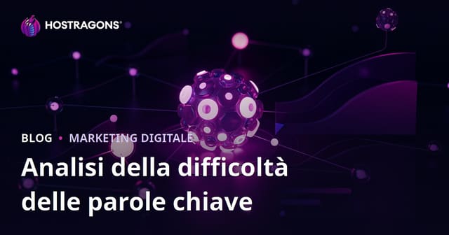 Analisi della difficoltà delle parole chiave per siti di nicchia