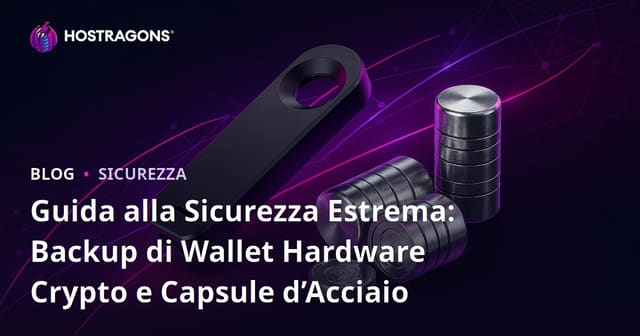 Guida alla Sicurezza Estrema: Backup di Wallet Hardware Crypto e Capsule d’Acciaio
