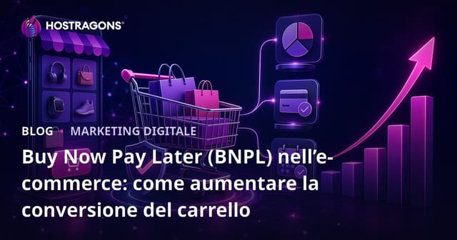 Impatto dei sistemi di Acquista Ora Paga Dopo (BNPL) sulla conversione del carrello nell'e-commerce.