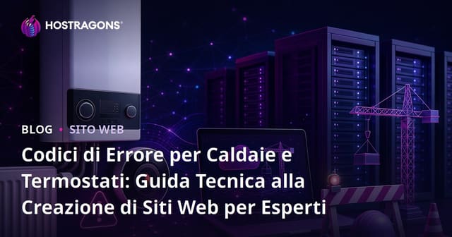 Codici di Errore per Caldaie e Termostati: Guida Tecnica alla Creazione di Siti Web per Esperti