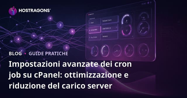 Impostazioni avanzate dei cron job su cPanel: ottimizzazione e riduzione del carico server