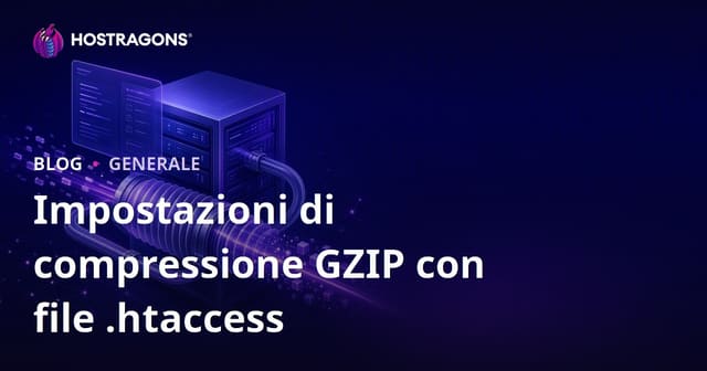 Impostazioni di Compressione GZIP con il File .htaccess